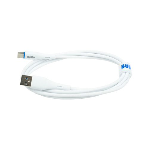 Bello BA-01 Type-C Hızlı Şarj Data Kablosu 67W 1.2m - Beyaz