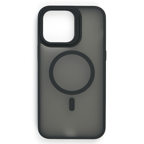 Bello iPhone 14 Pro Max Kamera çıkıntılı Mat Lüx Magsafe Siyah Kılıf