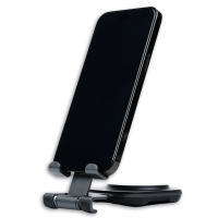 15W Metal Masaüstü Hızlı Magsafe Kablosuz Şarj Ve Telefon Tutucu Standı 2'si 1 arada