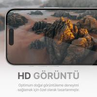 Bello İphone 14 Pro Uyumlu Temperli Tam Kaplama Ekran Koruyucu