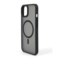 Bello iPhone 15 Plus Kamera çıkıntılı Mat Lüx Magsafe Siyah Kılıf