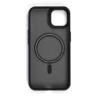 Bello iPhone 15 Plus Kamera çıkıntılı Mat Lüx Magsafe Siyah Kılıf