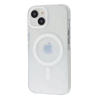 Bello Renk geçişli Ve Darbe Emici Degrade Magsafe iPhone 13 Beyaz Kılıf