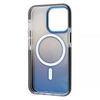 Bello Renk geçişli Ve Darbe Emici Degrade Magsafe iPhone 14 Siyah Kılıf