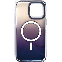 Bello Renk geçişli Ve Darbe Emici Degrade Magsafe iPhone 15 Pro Mor Kılıf